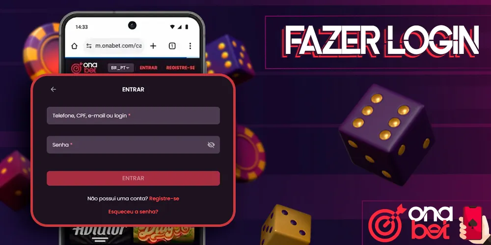 Acesse sua conta pelo aplicativo móvel.