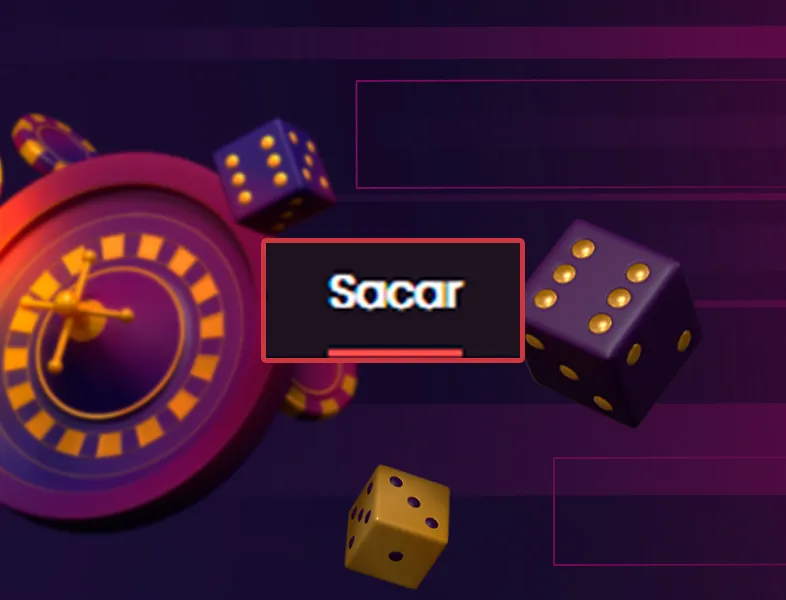 Seção de retirada de fundos.